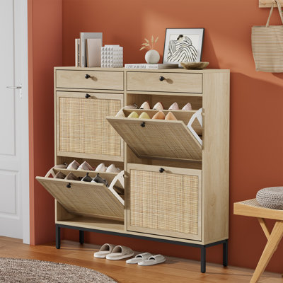 Union rustic tellier shoe storage cabinet sale